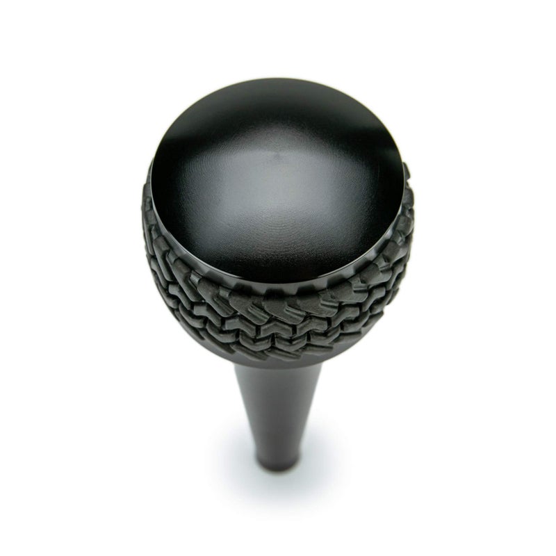 DV8 Offroad Replacement Shift Knob for 2011-2018 Wrangler JK | Automatic Transmission | Billet Aluminum Construction | Rubber Tire Tread Grip - Image 2
